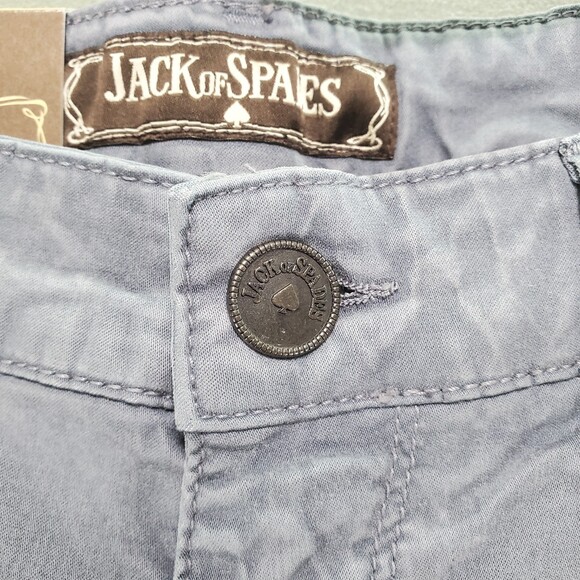 NWT Jack of Spades High Roller Comfort Fit Straight Leg Blue Grey 32x32 Trouser - Picture 5 of 14